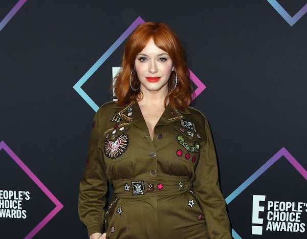 Christina Hendricks from 2018 People's Choice Awards: Red Carpet